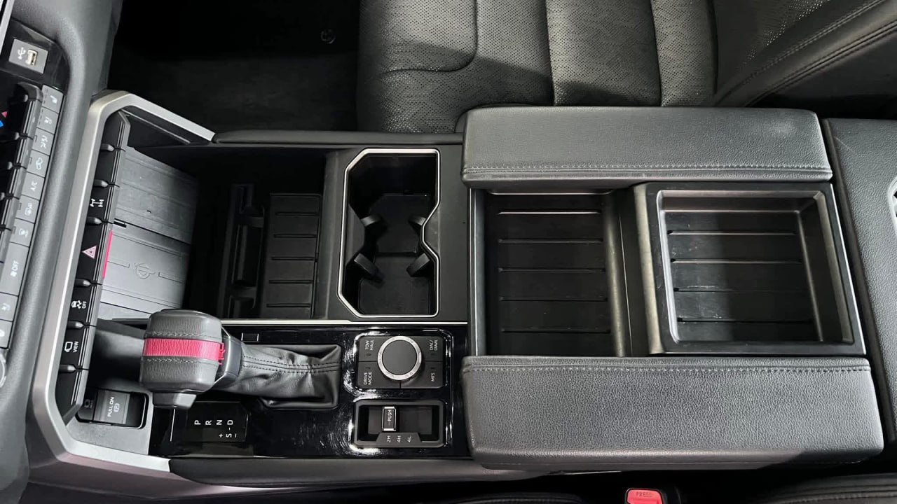 Center console detail